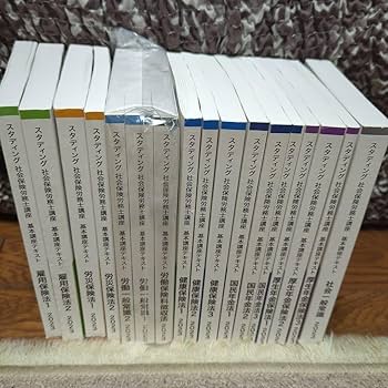 スタディング社労士　テキスト スタディング 社労士テキスト 2024年版 労働科目10冊 - メルカリ
