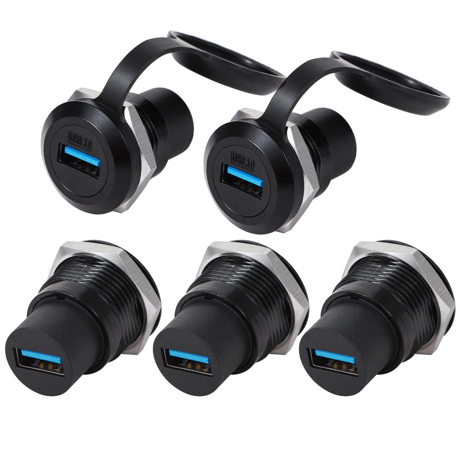 Amazon.com: ANMBEST 5PCS USB3.0 Panel Mount Connector,USB Pass