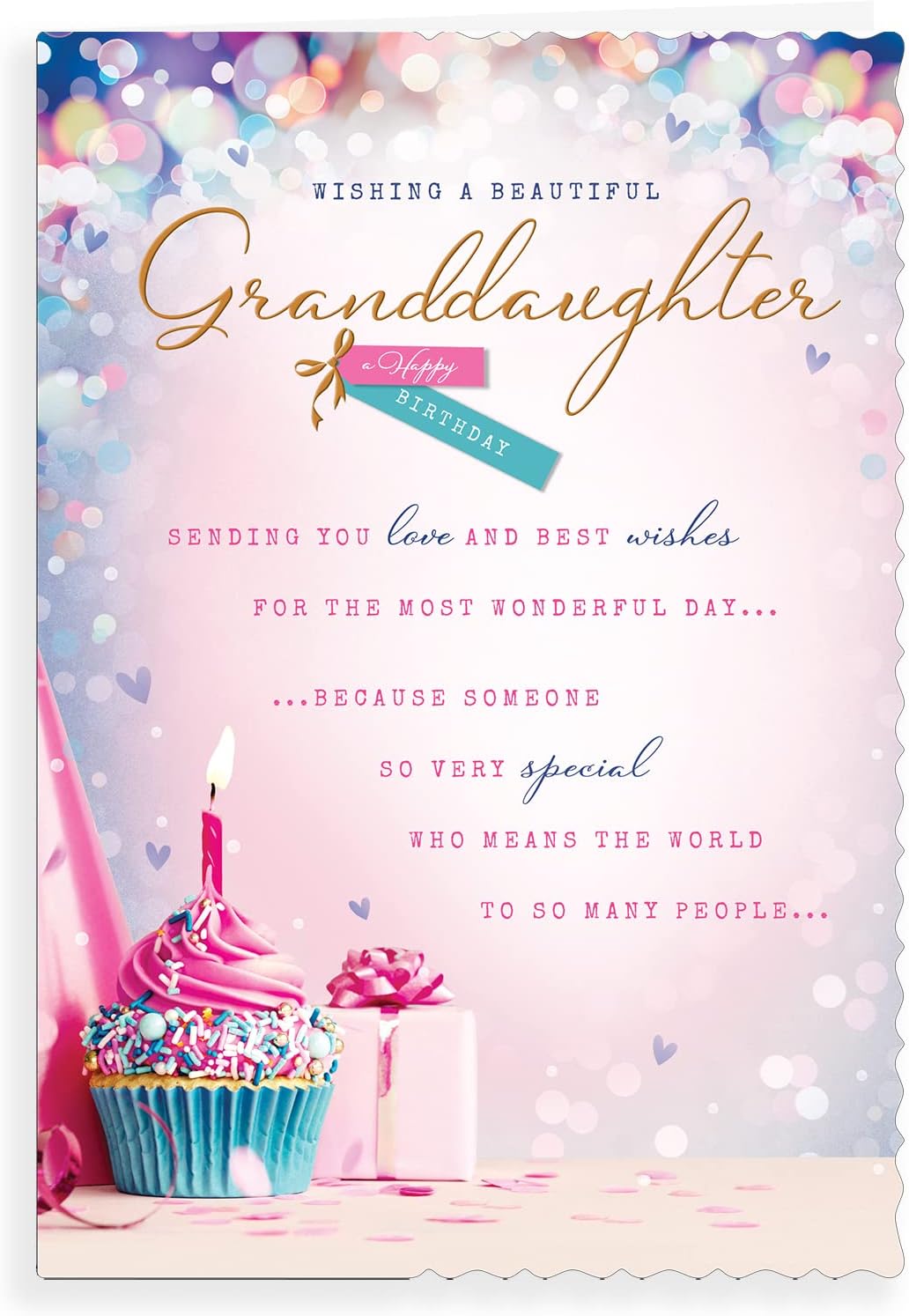 Avant Garde Studios Birthday Card Granddaughter - 9 x 6 inches -