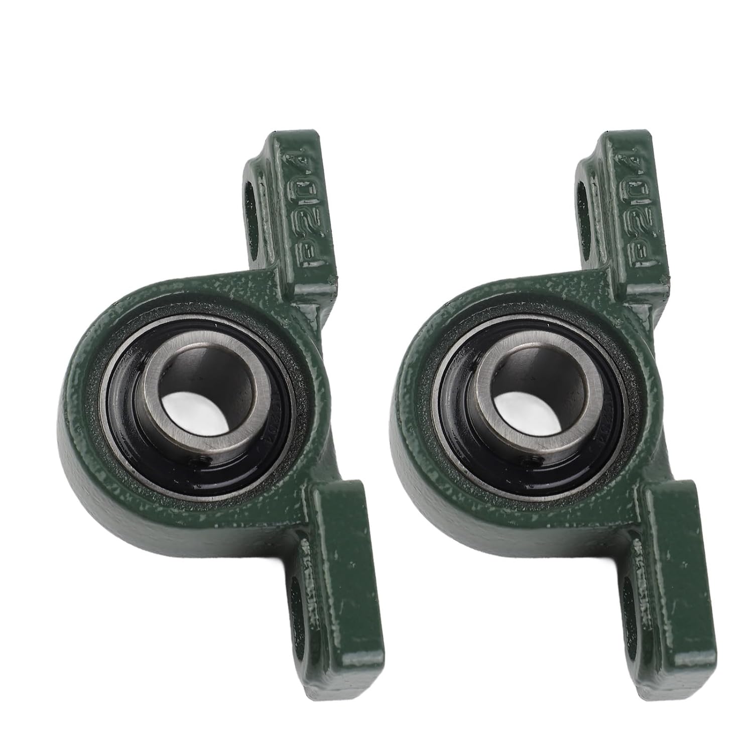 Pillow Block Bearing, Ball Mounted Bearing, Pillow Block Mounted Ball Bearings Suitable for Measuring (2pcs UCP204 Bore Diameter 20mm)