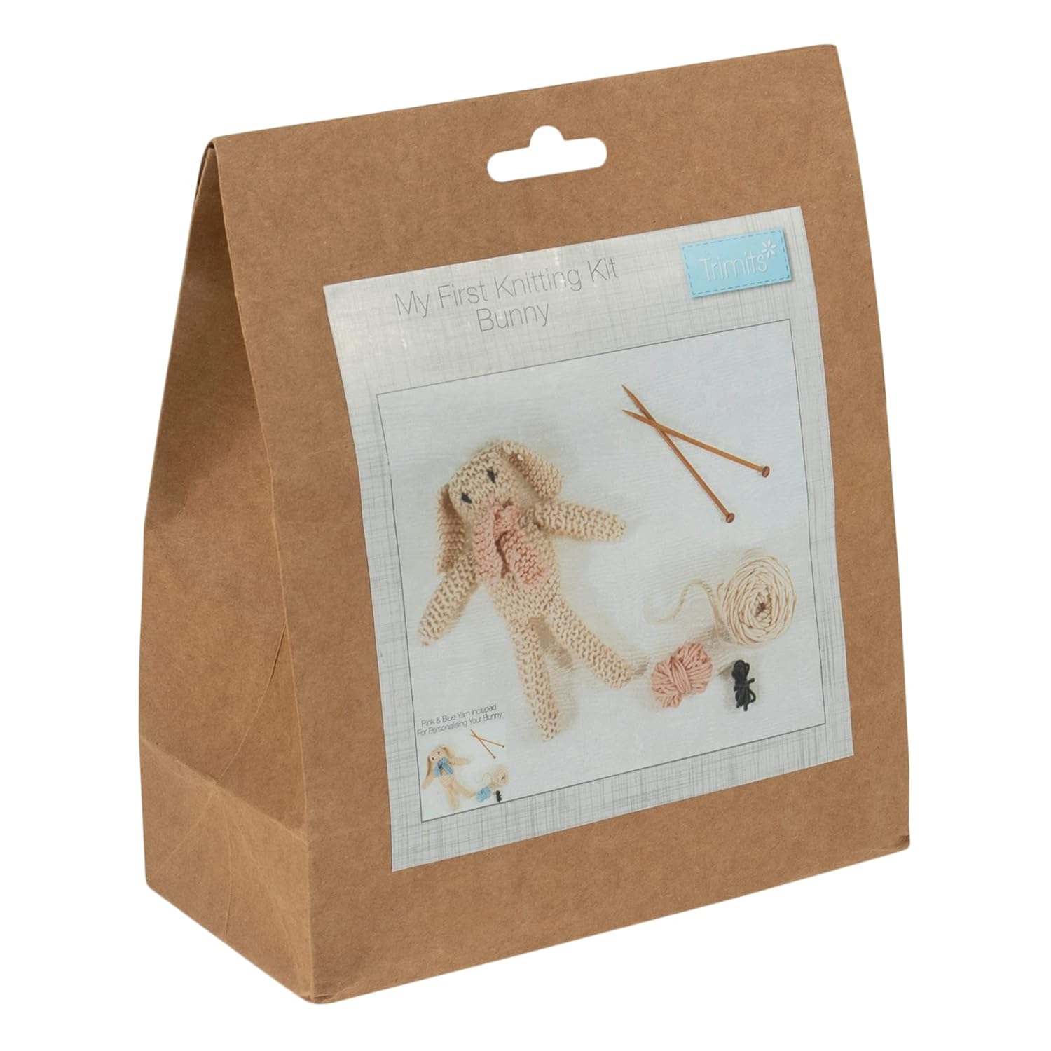 Trimits 'My First' Kit, Knitting, Bunny Soft Toy