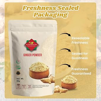 Ginger Ground (50G / 1.76 oz) | Ideal for Cooking and Tea | Gently Ground from Dried Ginger | 100% Natural | Premium Quality