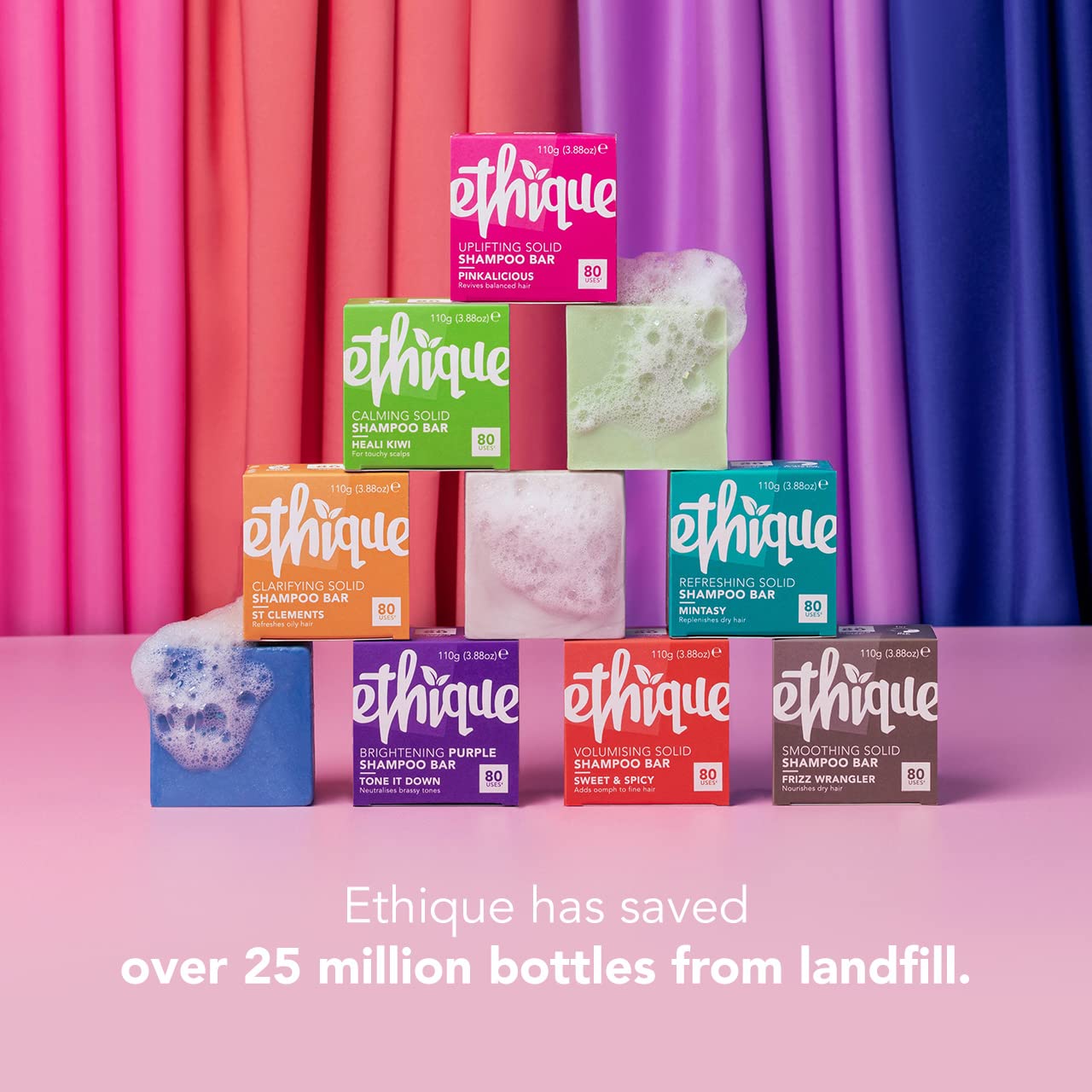 Ethique Wombar Bindi Irwin Solid Shampoo Bar for Balanced Hair - Sulfate-Free, Plastic-Free, Vegan, Cruelty-Free, Eco-Friendly, 3.88 oz (Pack of 1)