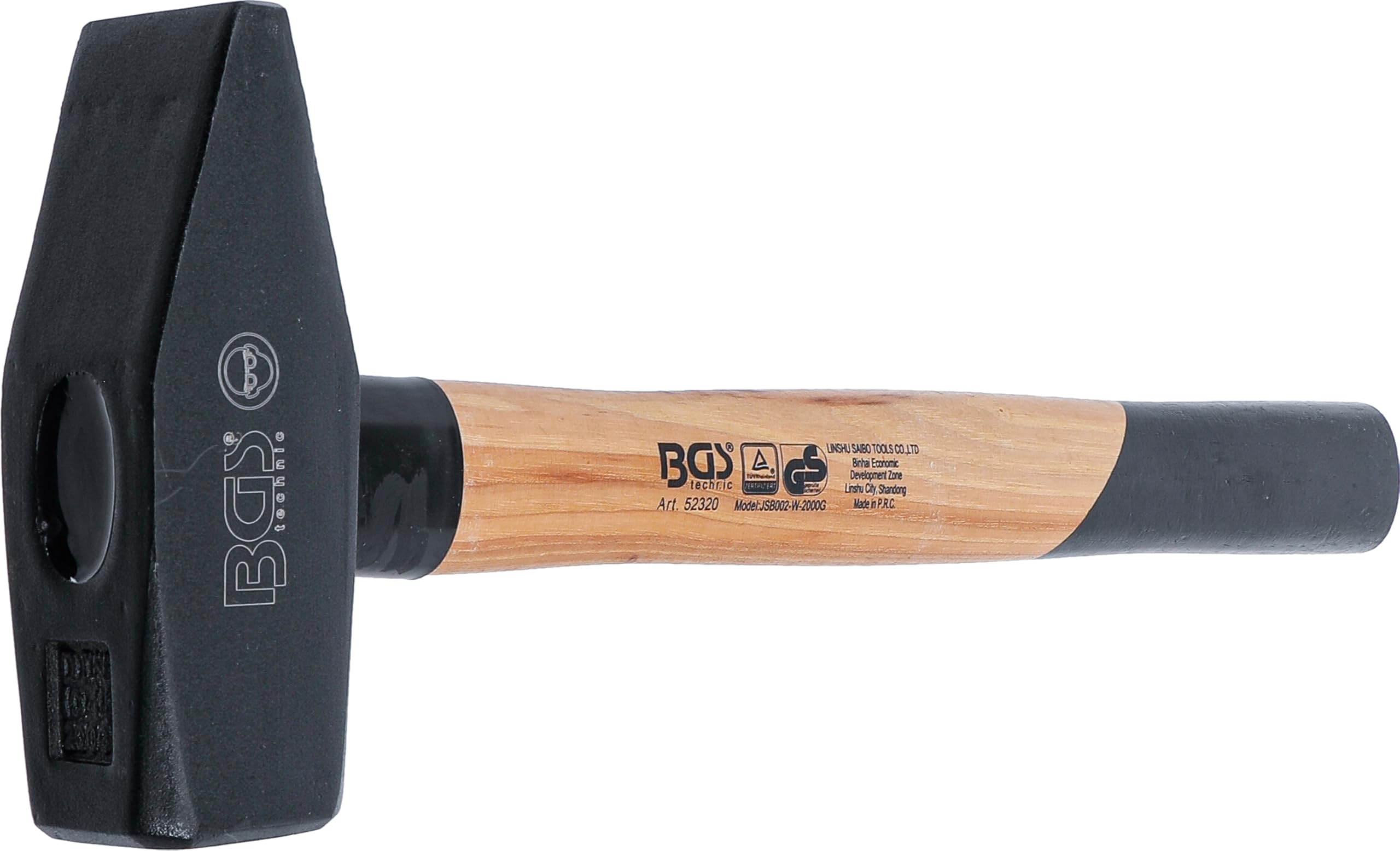 BGS 52320 | Schlosserhammer | Hickory-Stiel | DIN 1041 | 2000 g