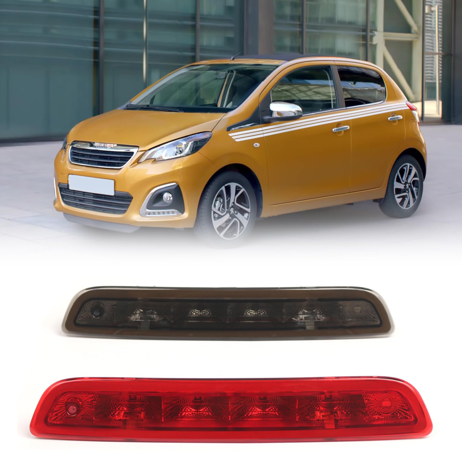 B000878980 Rücklicht für Bremslicht, hohe Halterung, Ersatz-Lampe, dritte Bremsleuchte für C1 MK2 2014–2021 LED drittes Licht