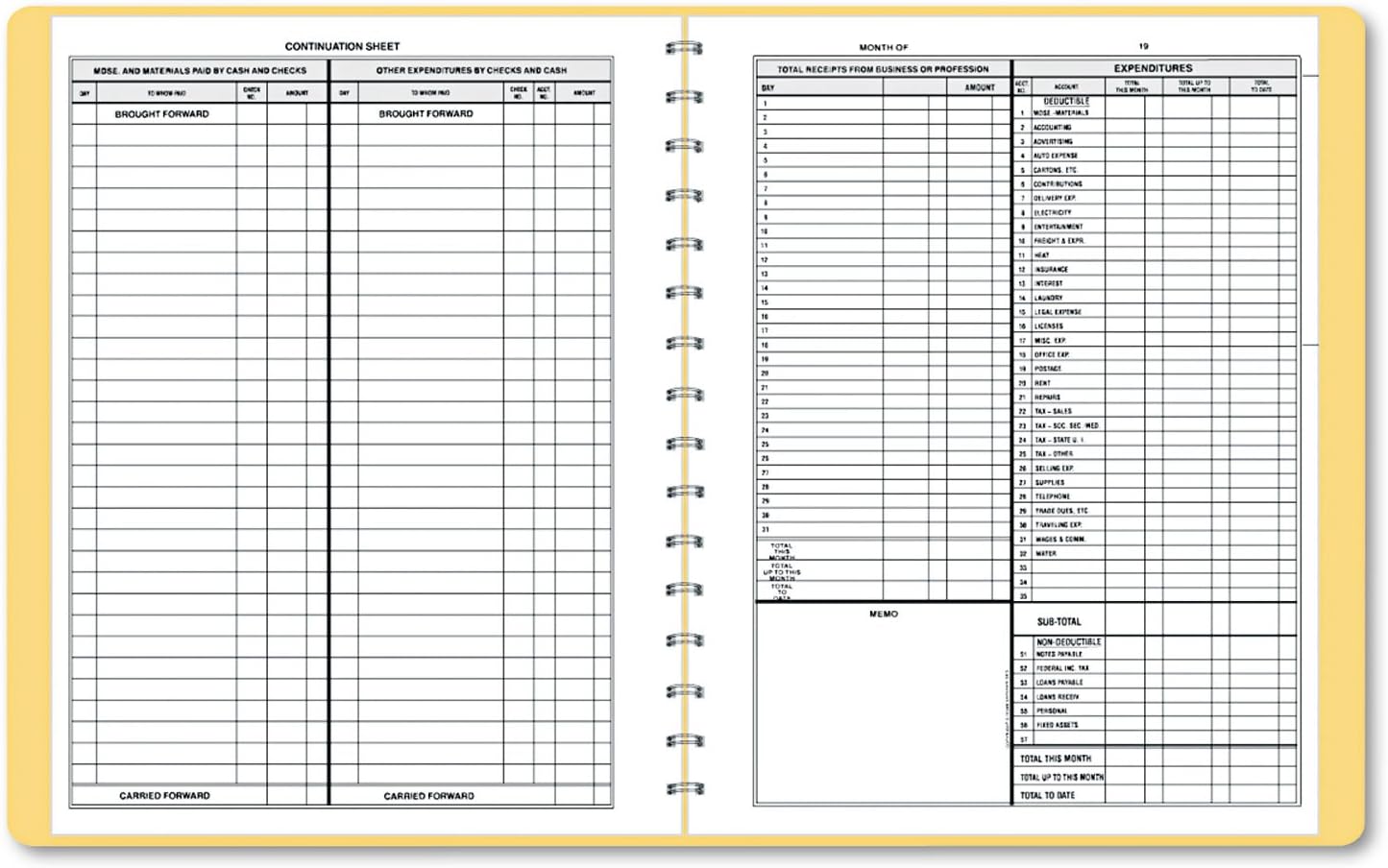 DOM612 - Bookkeeping Record by DomeSkin