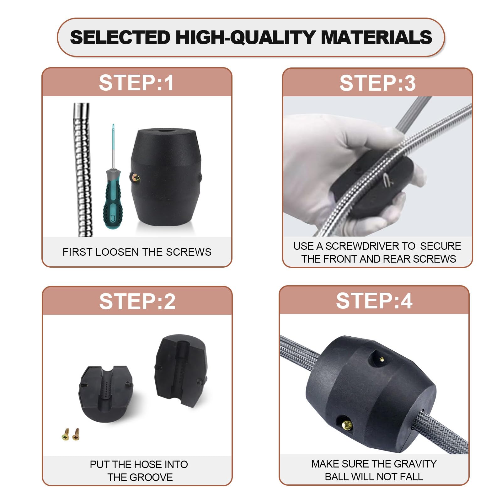 Peso Per Tubo Rubinetto - Sfera In Plastica E Ferro Per Mantenere Il Tubo In Posizione - Foto 6