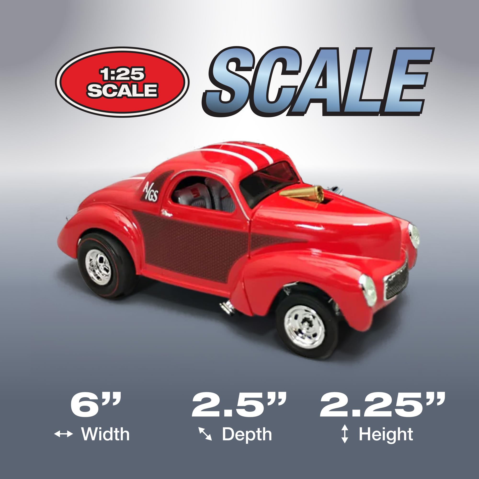 Amazon.com: AMT 1940 Willys Coupe (Coke Race Team) 1:25 Scale