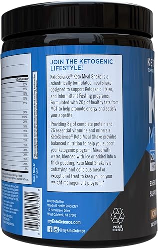 Miniatura 2 de Keto Science - Batido cetogénico de comida, MCT que aumenta la energía, apoya la pérdida de peso, apto para dieta keto y paleo, sabor a crema de