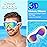 Seago Swim Goggles No Leaking Anti-Fog Swimming Goggles for Adult Men Women Youth Junior with Soft Silicone Gasket, UV Protection Waterproof 180 Clear Vision, Triathlon Pool Goggles Swim Glasses