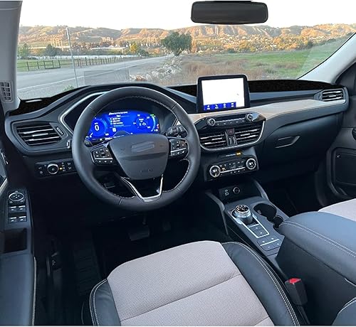 Miniatura 9 de Xotic Tech - Tapete para consola central, precortado, antideslizante, protector contra deslumbramiento, protector contra el sol, cubierta negra