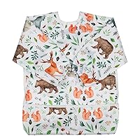 Vista 20 de Babero Camisa de manga con bolsillo para bebé de 1 a 3 años (tipi de flecha de oso)