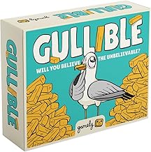 Gullible: The super-fun party game of creativity, bluffing and hilarious facts. Will you fool your family and friends or believe the unbelievable? (Gullible - Same Game, Smaller Box)