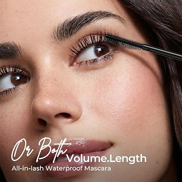 SACE LADY Waterproof Mascara Black, Extra Volume and Length Eyelashes