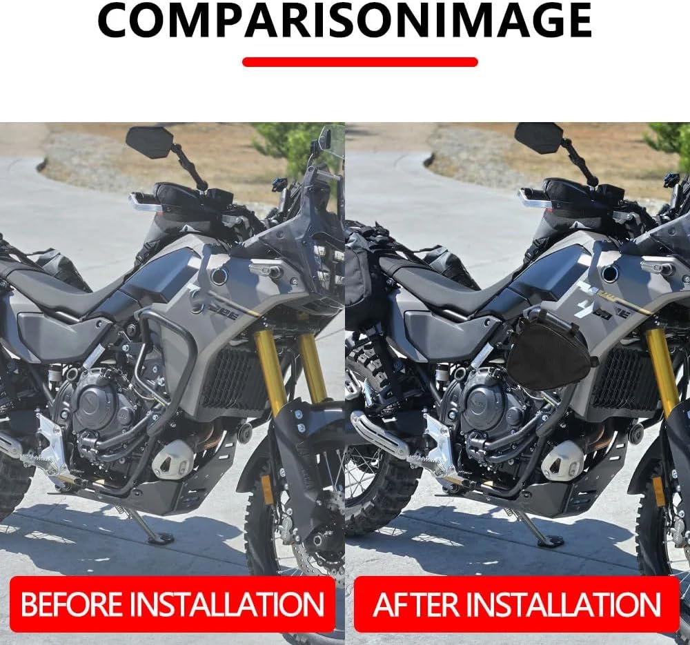For TENERE 700 2025 2024 2026 tenere 700 2024-2025 2026 Motorcycle Frame Crash Bars Waterproof Bag Repair Tool Placement Bag