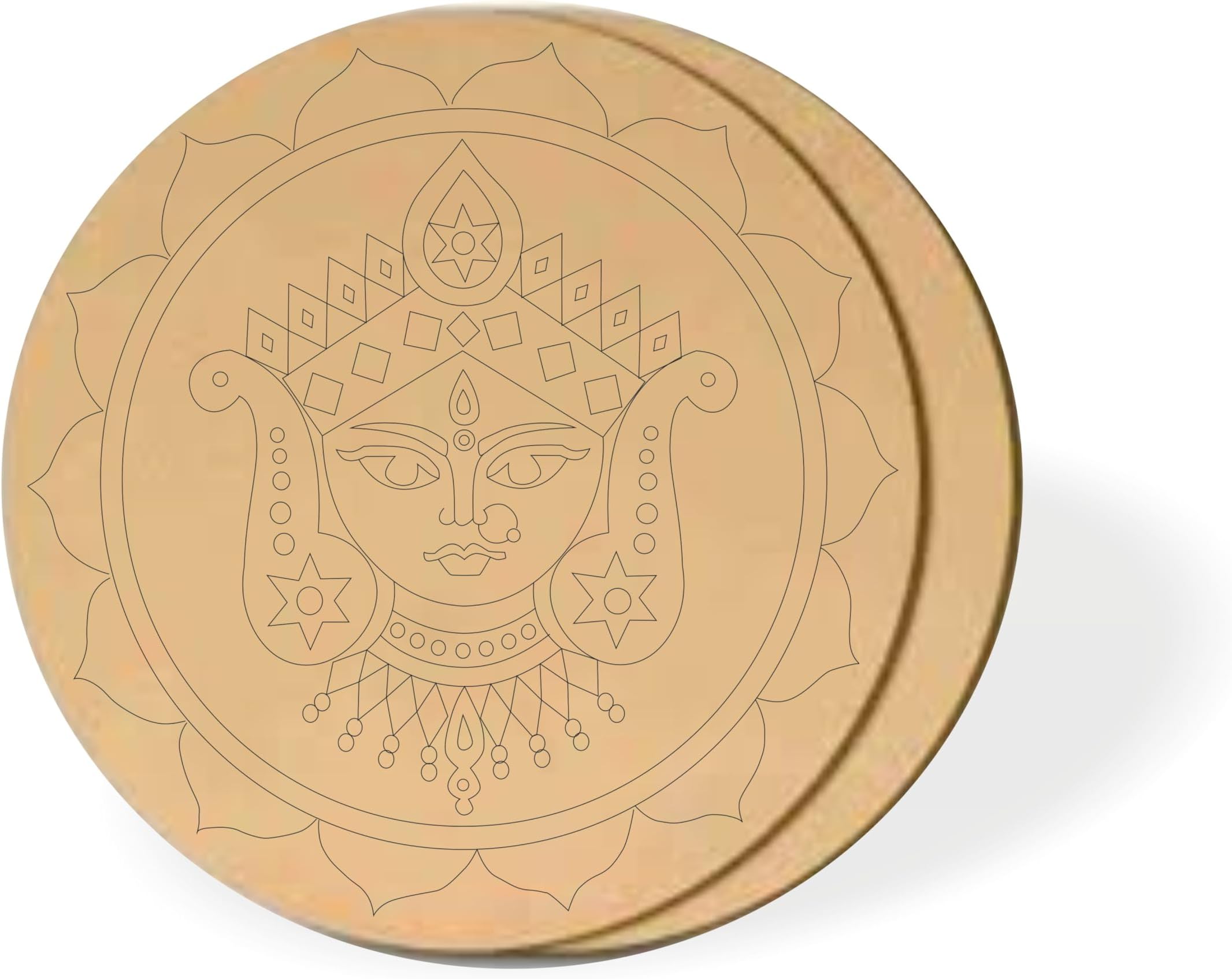 VARIETY CANVAS PRE Marked Wooden MDF Art and Craft Marking Wooden Plate Creative Paint Board for Crafts Work Artistic DIY Work Art (102)