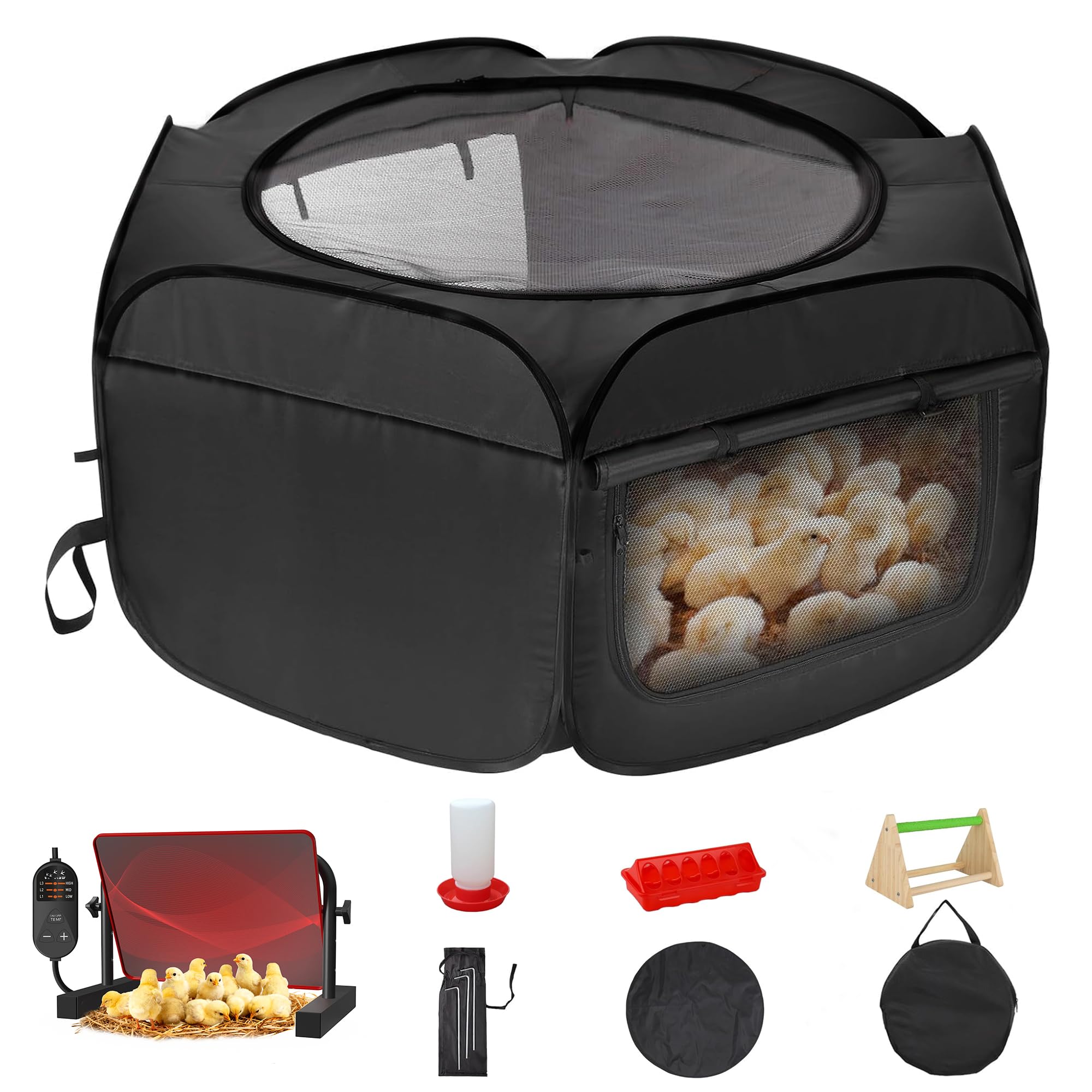 PETSOLON 10 ft² Chick Brooder Kit