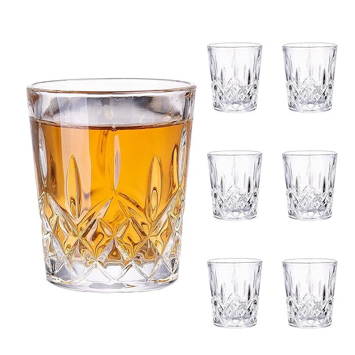 Buy SUNNOW Vastto 2 Ounce Heavy Base Espresso Shot Glass ,Tequila Glasses,Cordial Liqueur