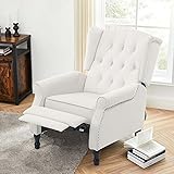 Wingback Arm Chair Velvet Tufted