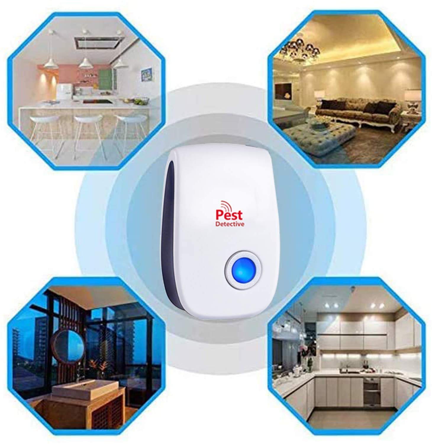 REPELIX ARMOUR Répulsif à Ultrasons Contre Les Nuisibles Pour Intérieur