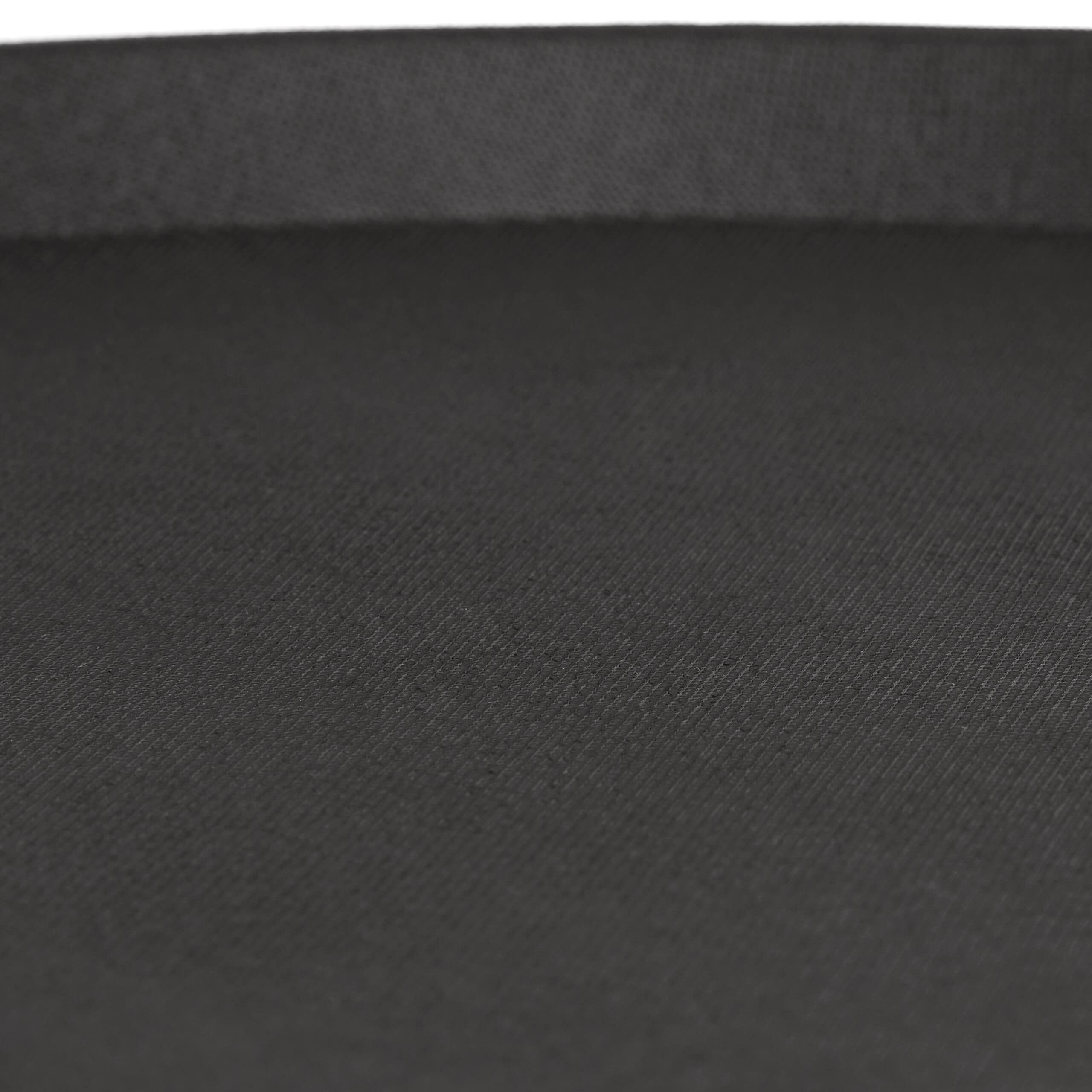Relaxdays Lot de 2 Plateaux de Service Ronds, diamètre de 45 cm, Surface antidérapante, Restaurant, Noir