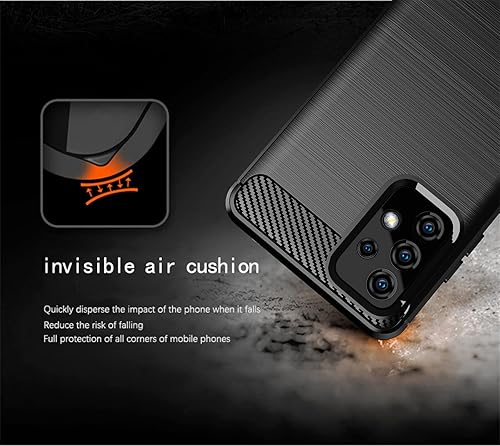 Miniatura 6 de Asuwish Funda compatible con Samsung Galaxy A52 5G4G y protector de pantalla de vidrio templado, accesorios de celda, funda delgada de TPU suave