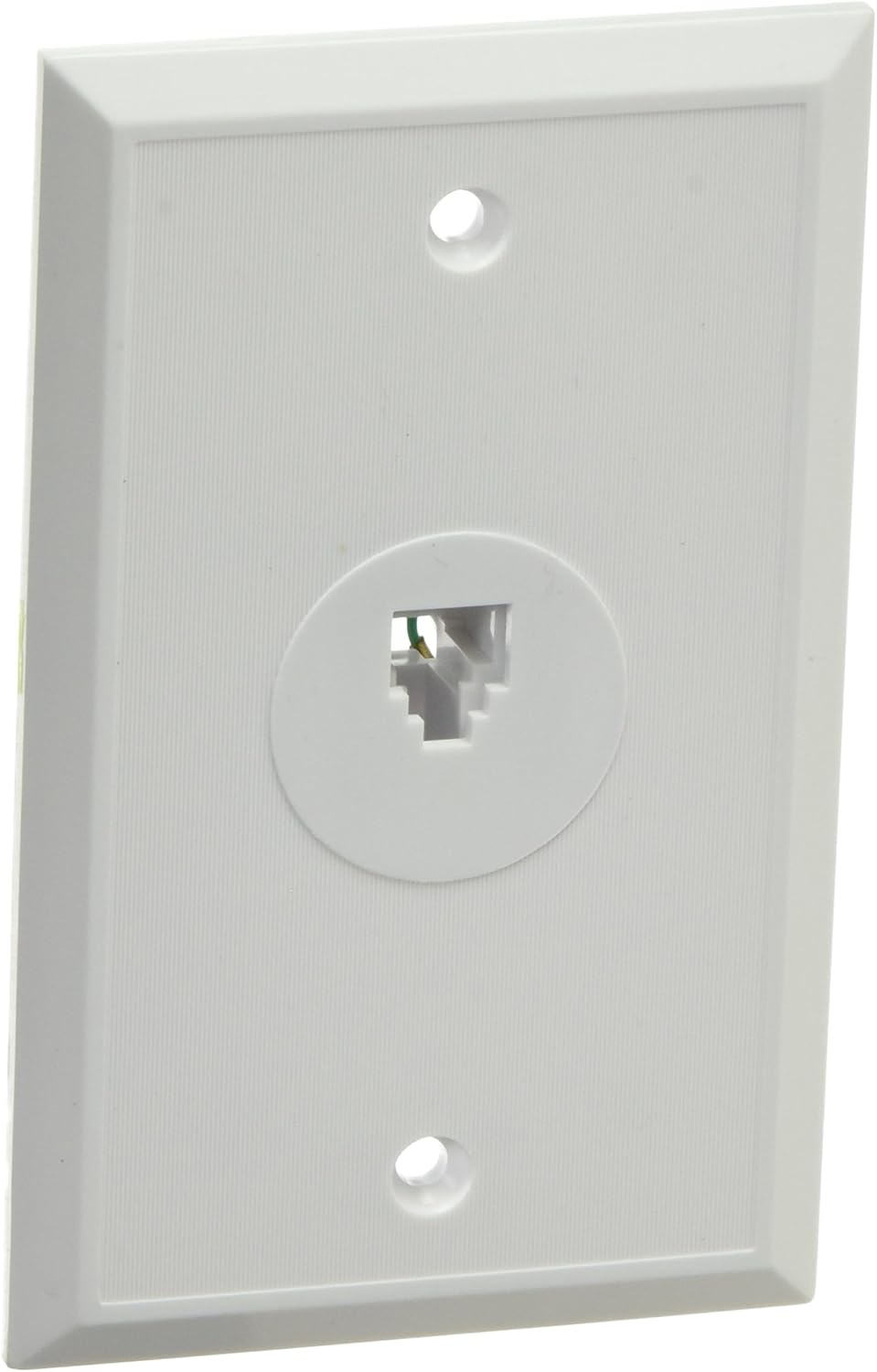 Monoprice 107076 Wall Plate Jacks 6P4C Single, Flush Type