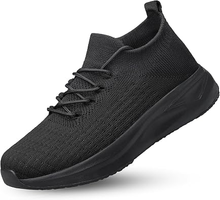Mens Slip on Walking Shoes Comfort Sock Shoes Non Slip Mesh Casual Running Sneakers