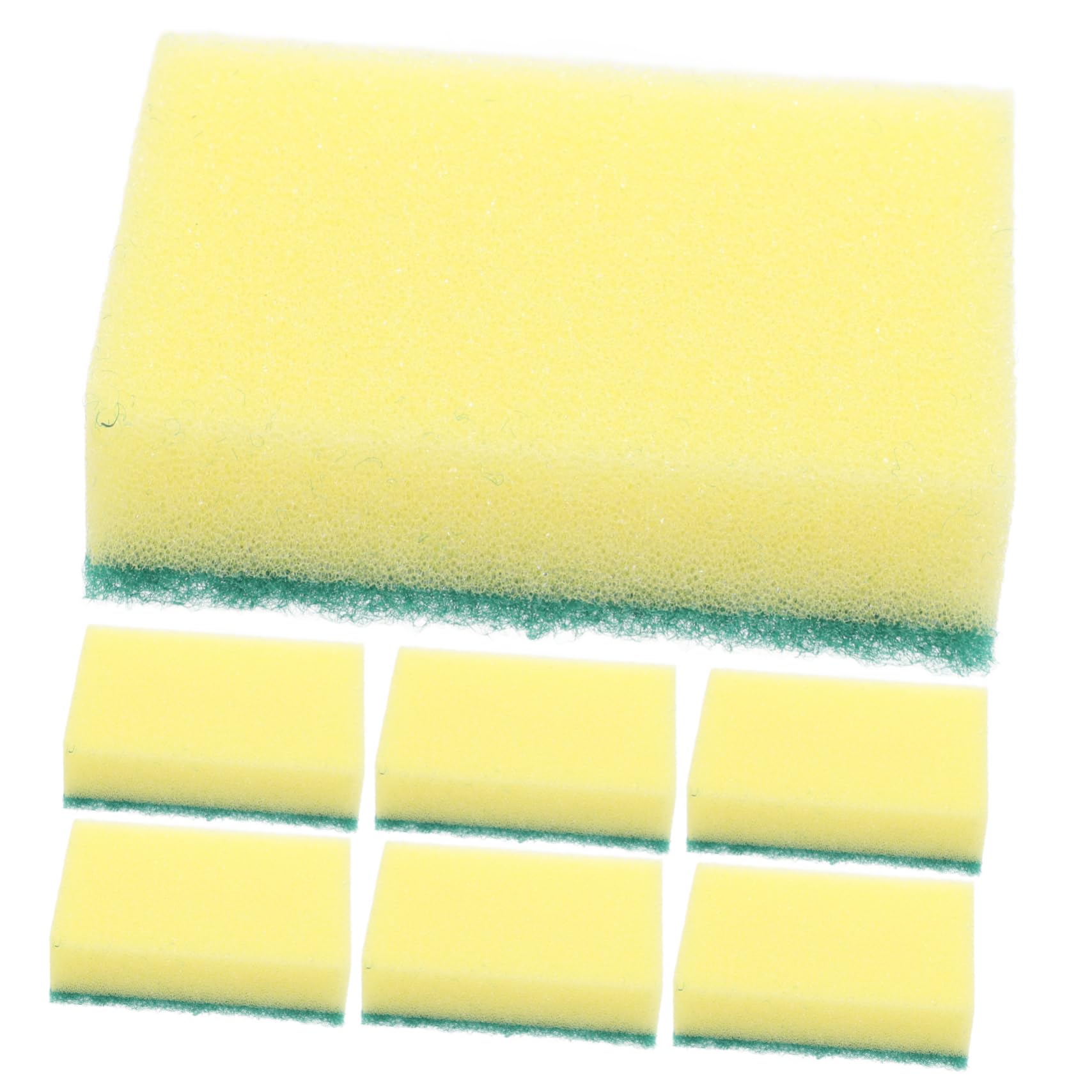 100 Esponjas de Limpieza de Cocina de Esponja para Lavar Platos | Pack 100piezas, Uso Multifuncional y Ligero, para Platos, Ollas, Sartenes y Superficies