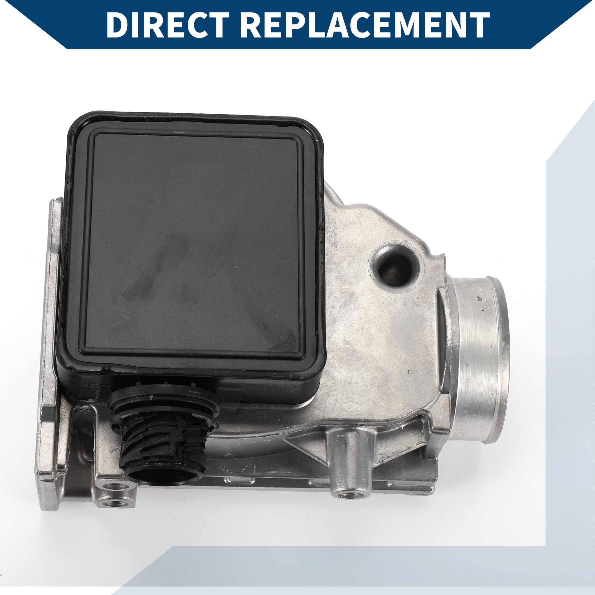 Sensor De Flujo De Aire Masivo Para BMW E36 1 Pc | Color Plateado, Material Plástico Y Metal, 5 Pines, No.13627547975, Para E30 M40 M43, Reemplazo Directo, Duradero