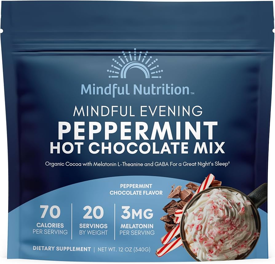 Amazon.com: Mindful Evening Peppermint Cocoa Mix Natural Sleep Aid