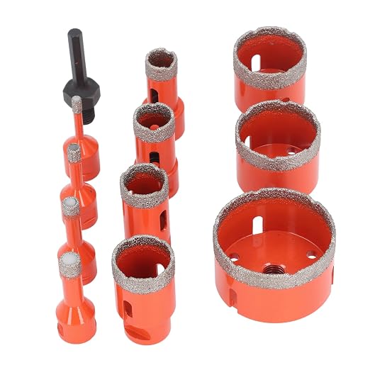 Kit de 11 sierras de corona para cerámica y mármol miniatura 5