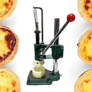 Egg Tart Pressing Machine - Manual Maker for Commercial and Home Use, Custard Tart Shell Mold, Hand Press Tool for Cake Shops