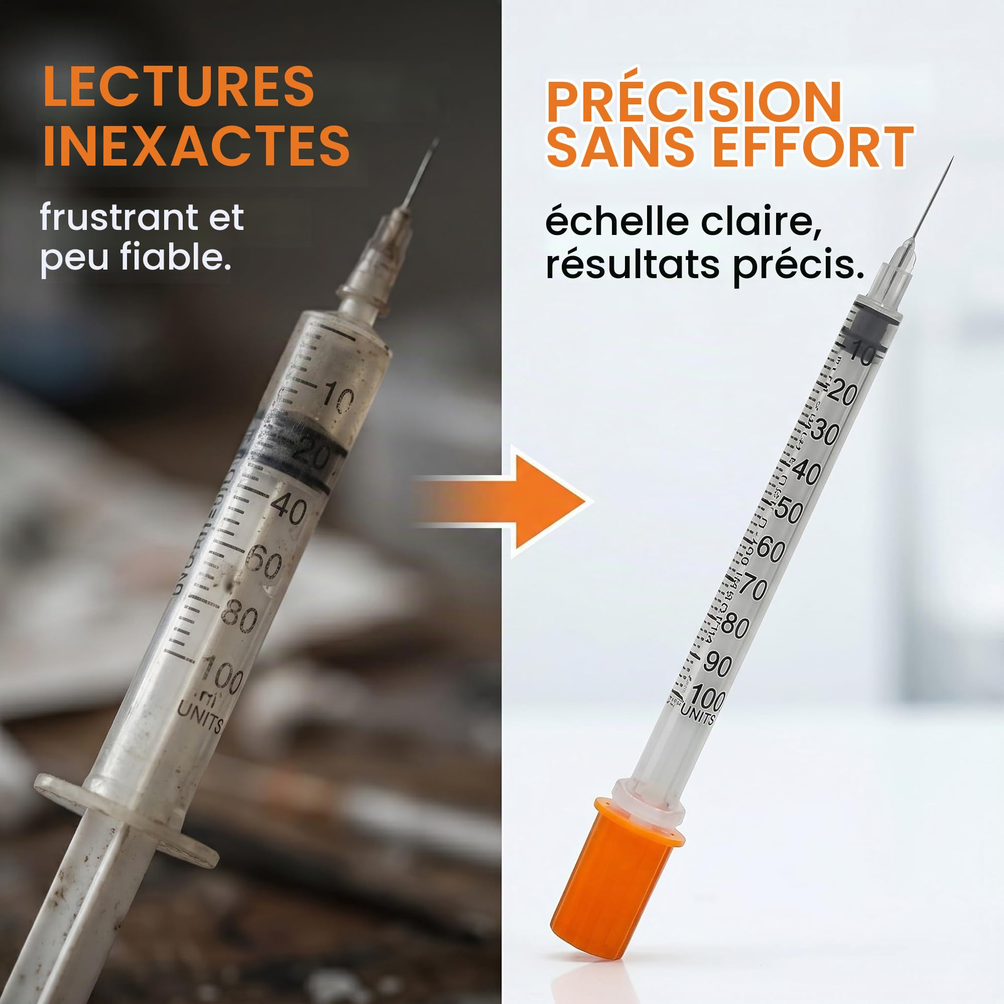 10 Pièces tubes en plastique de 1 ml(30 g x 8 mm), outils de mesure polyvalents, emballés individuellement