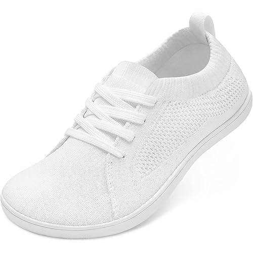 JOINFREE Women's Minimalist Walking Shoes Wide Toe Barefoot Shoes Zero Drop Casual Sneakers Breathable Slip On Tennis Shoes
