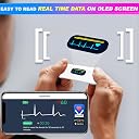 amiciCare Wireless ECG Monitor, Portable EKG Real-Time Heart Health Monitoring with OLED Display, Data Export Feature with Mobile App Monitoring and Type-C Charging gallery image
