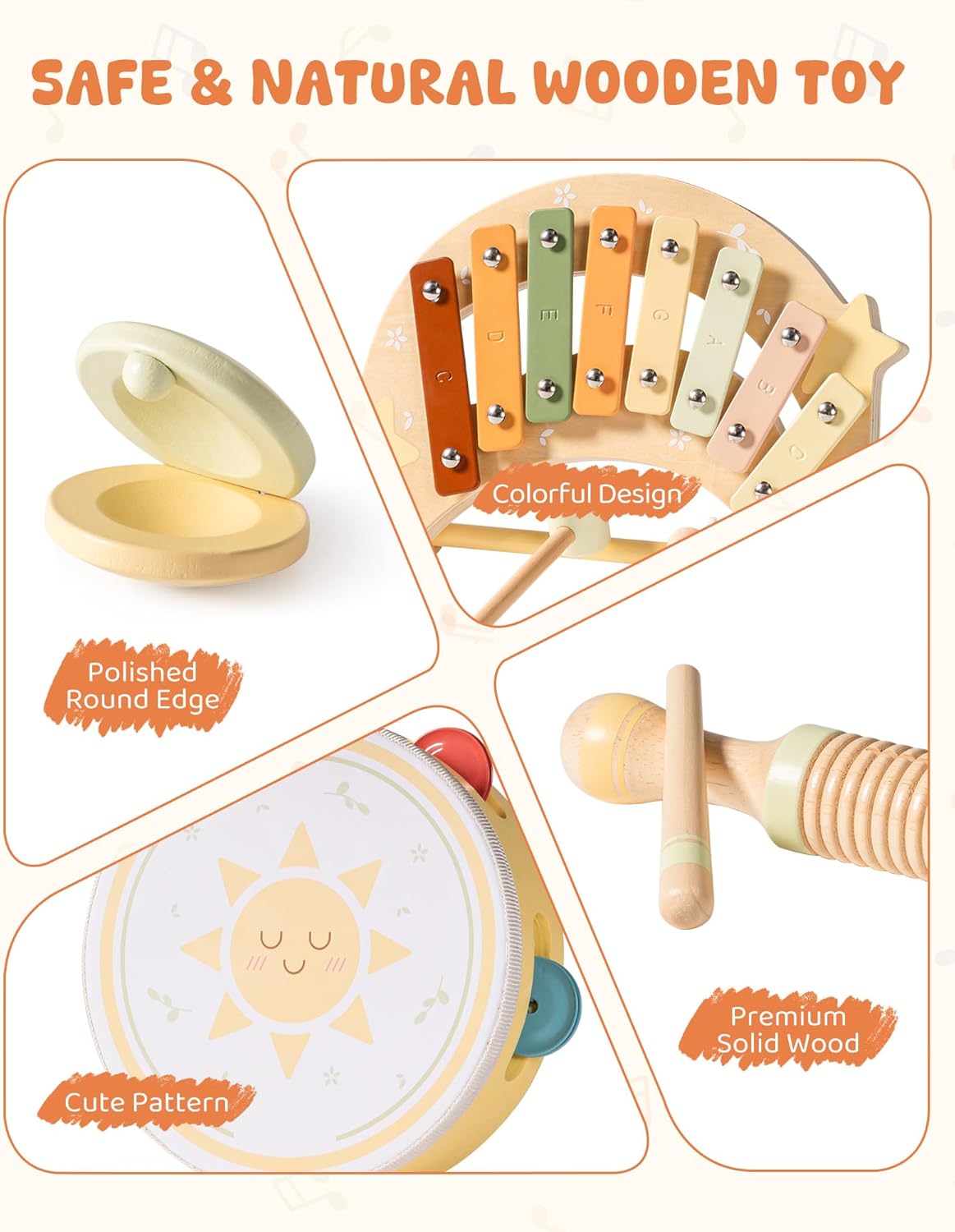 ROBOTIME Baby Musical Instruments Set image 5