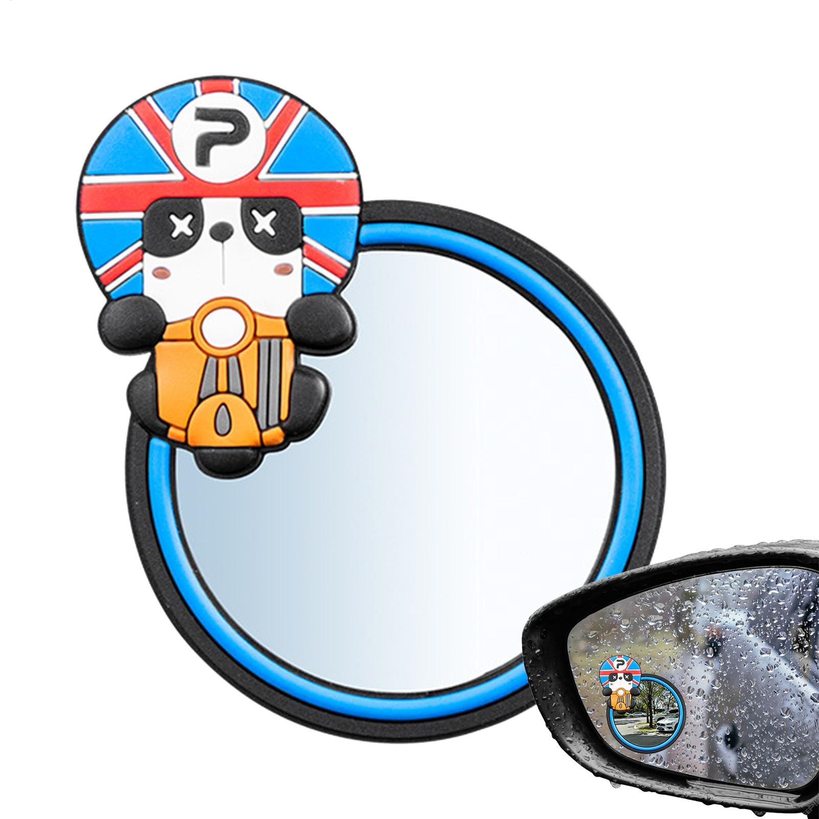 Espejo retrovisor para coche de ángulo muerto compacto regulable de 360 grados 8