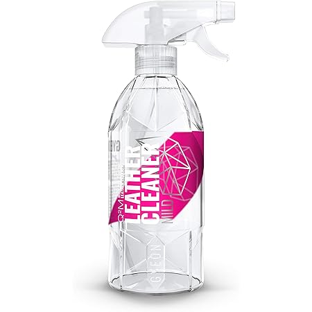 GYEON Quartz Q²M LeatherCleaner Mild 500 ml - Gentle Leather Cleaner Safe for All Leather Types - Remove Dirt and Oil from All Leather to Prepare for Protection