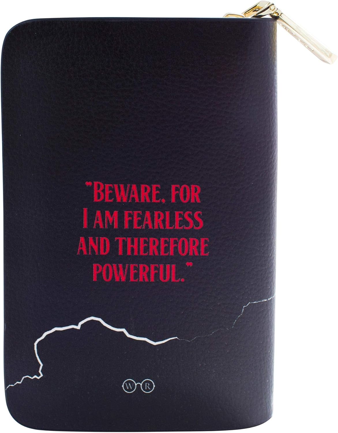 Well Read Book Themed Zip Around Wallet for Book Lovers- Ideal Literary Gift for Book Club, Readers & Bookworms - Vegan Faux Leather Clutch