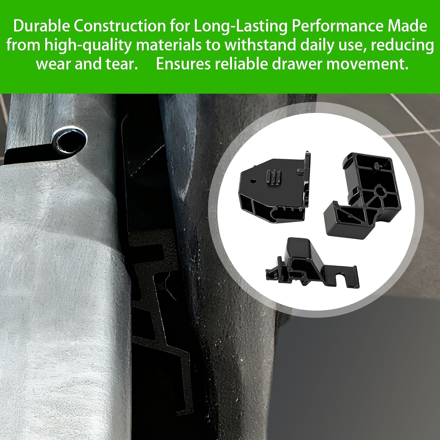 Range Drawer Glide Replacement Kit for Whirlpool