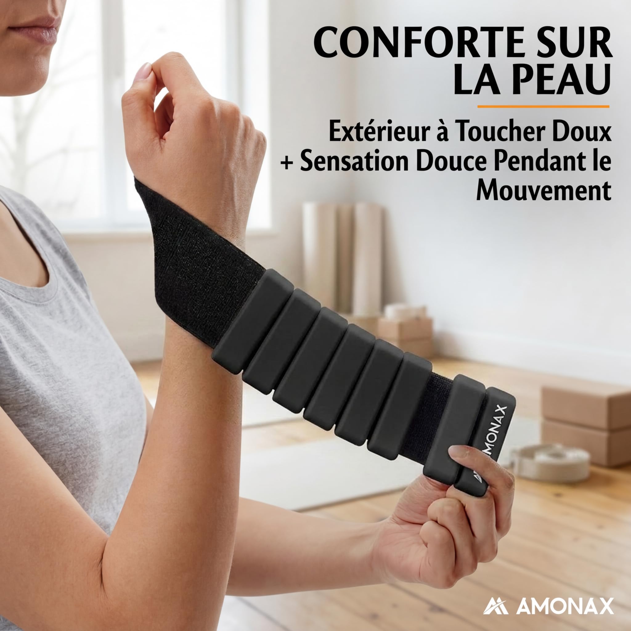 Amonax Ensemble De Poids Cheville, Fitness Poids Poignet Pour Femmes Et Hommes, Paire De 0,5kg/1kg Pour Leste Musculation, Poids Pilates Poids De Natation, Leste Cheville Pour Le Yoga, La Danse