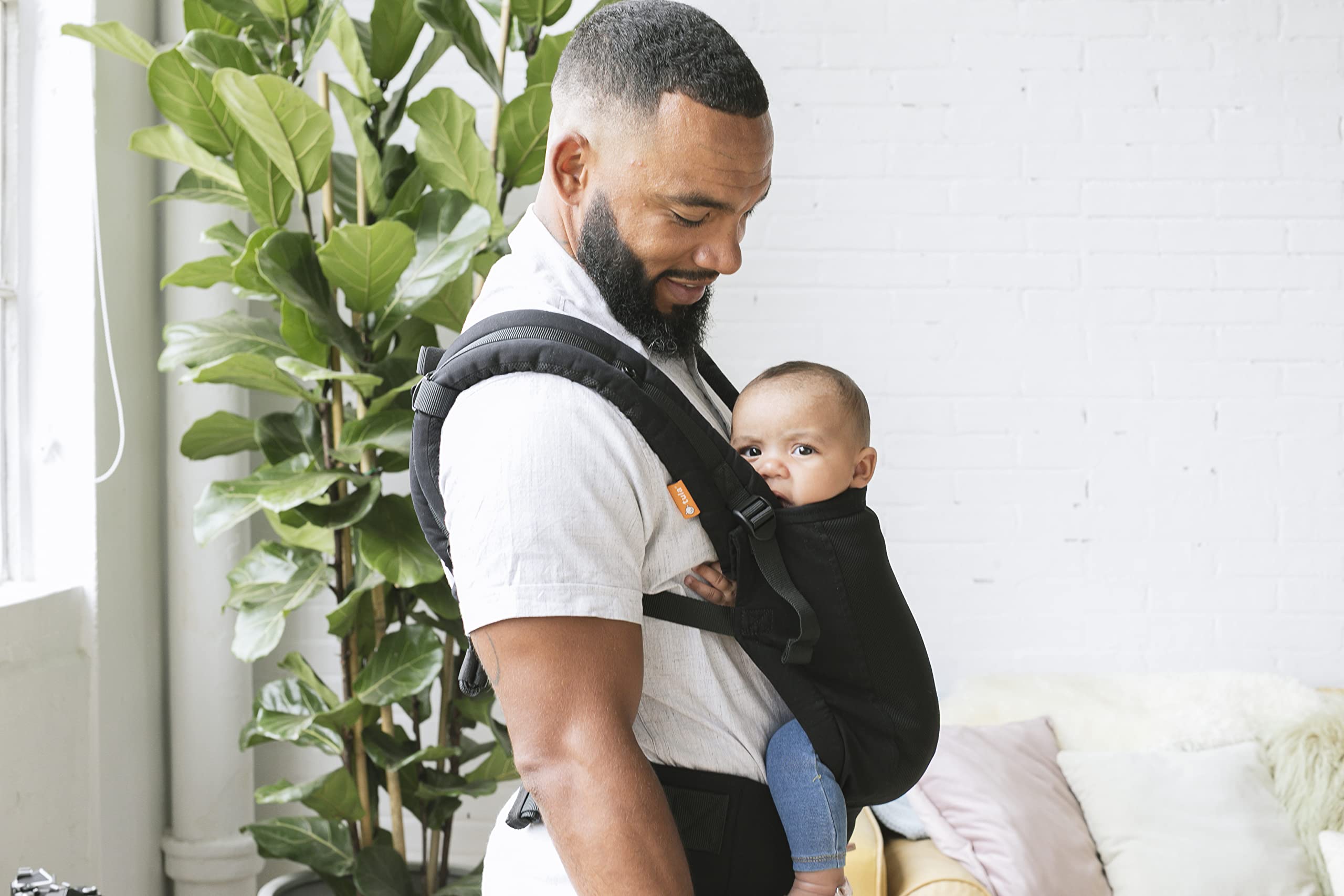 Tula Mesh Free-to-Grow marsupio neonati e bambini ergonomico, regolabile dalla nascita, marsupio porta bebe estivo, transpirable, due posizioni, schiena, per 3,2-20,4 kg, Urbanista