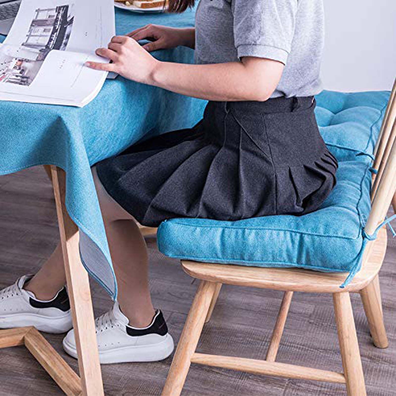 Cojines grandes de 8 cm de grosor para sofá de 40 x 40 cm, cojín suave para asiento de suelo, ideal para ancianos, comodidad postoperatoria y durante el embarazo
