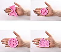 Vista 5 de Molde para tartas con temática de sirena, sirena, concha, algas marinas, molde de silicona coral para cupcakes para dulces, chocolate, fondant