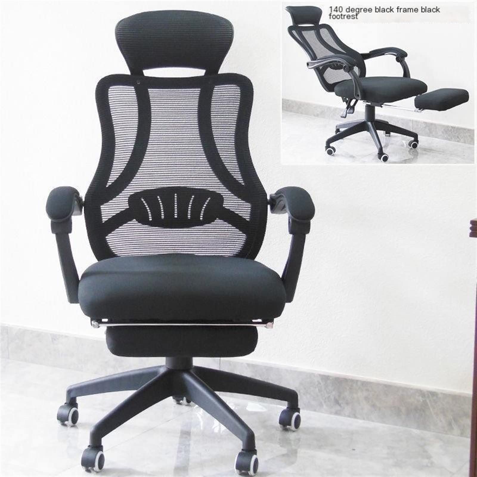 Reposabrazos para Silla (Color : PU, Size : A Pair)