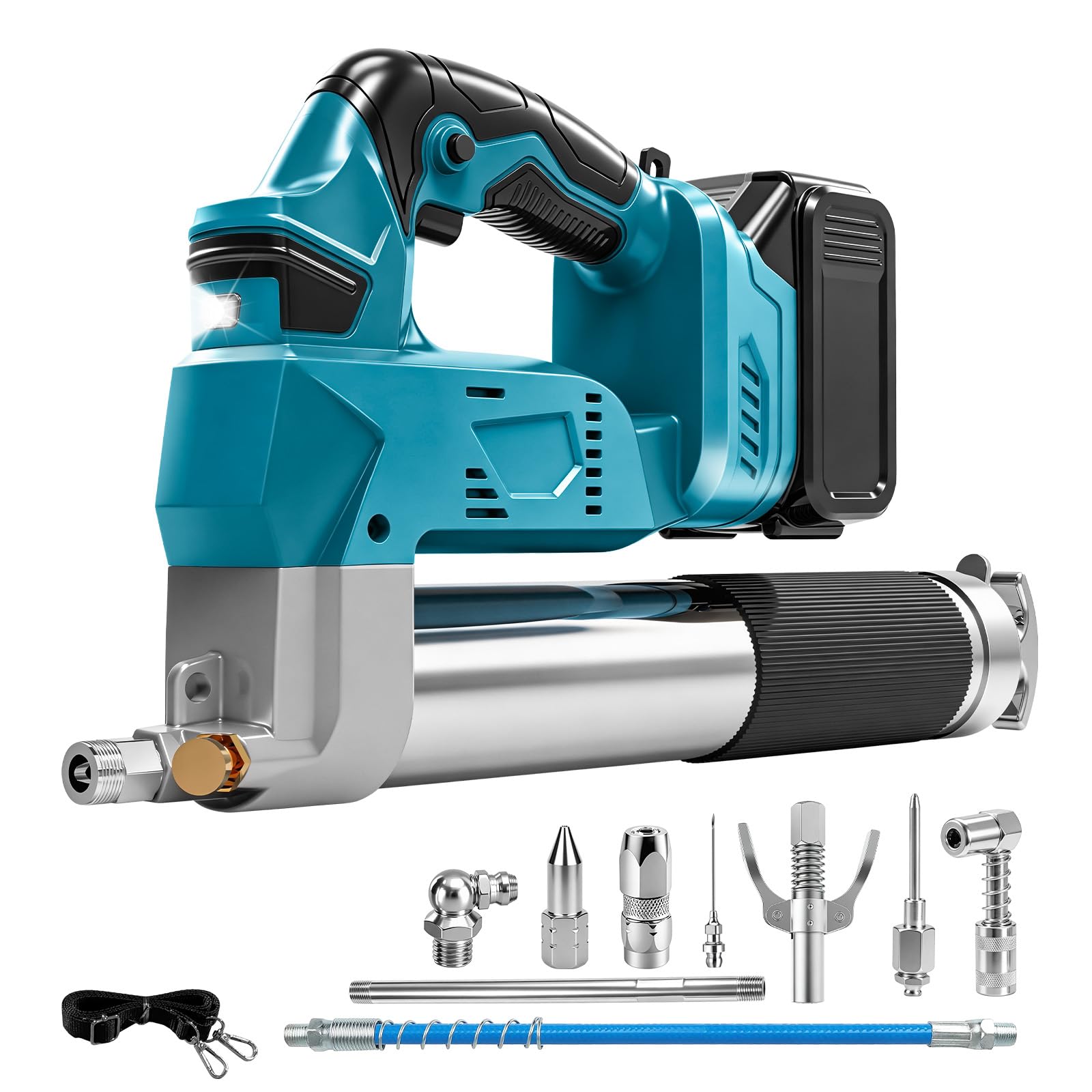 Akku Fettpresse Kompatibel Mit Makita 18V, 170 G/min,6000–13000 Psi
