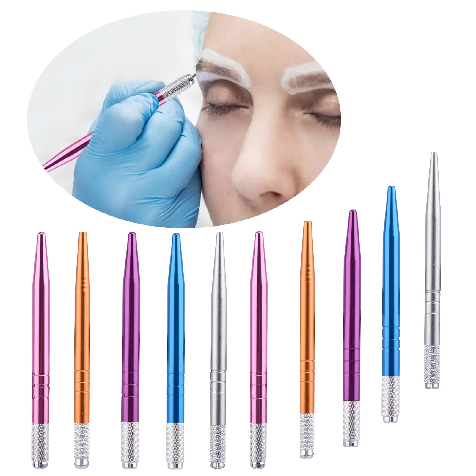 Amazon.co.jp: Mtbkeltics マイクロブレードペン 手動アイブローペン針