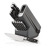 Ninja Knife Set, Knife Sharpener, Knife Block Set, Stainless Steel Knives, 14 Piece Set, Steak Knives, Chef Knives and More, Foodi NeverDull, Black, K32014​ 14pc Set Black