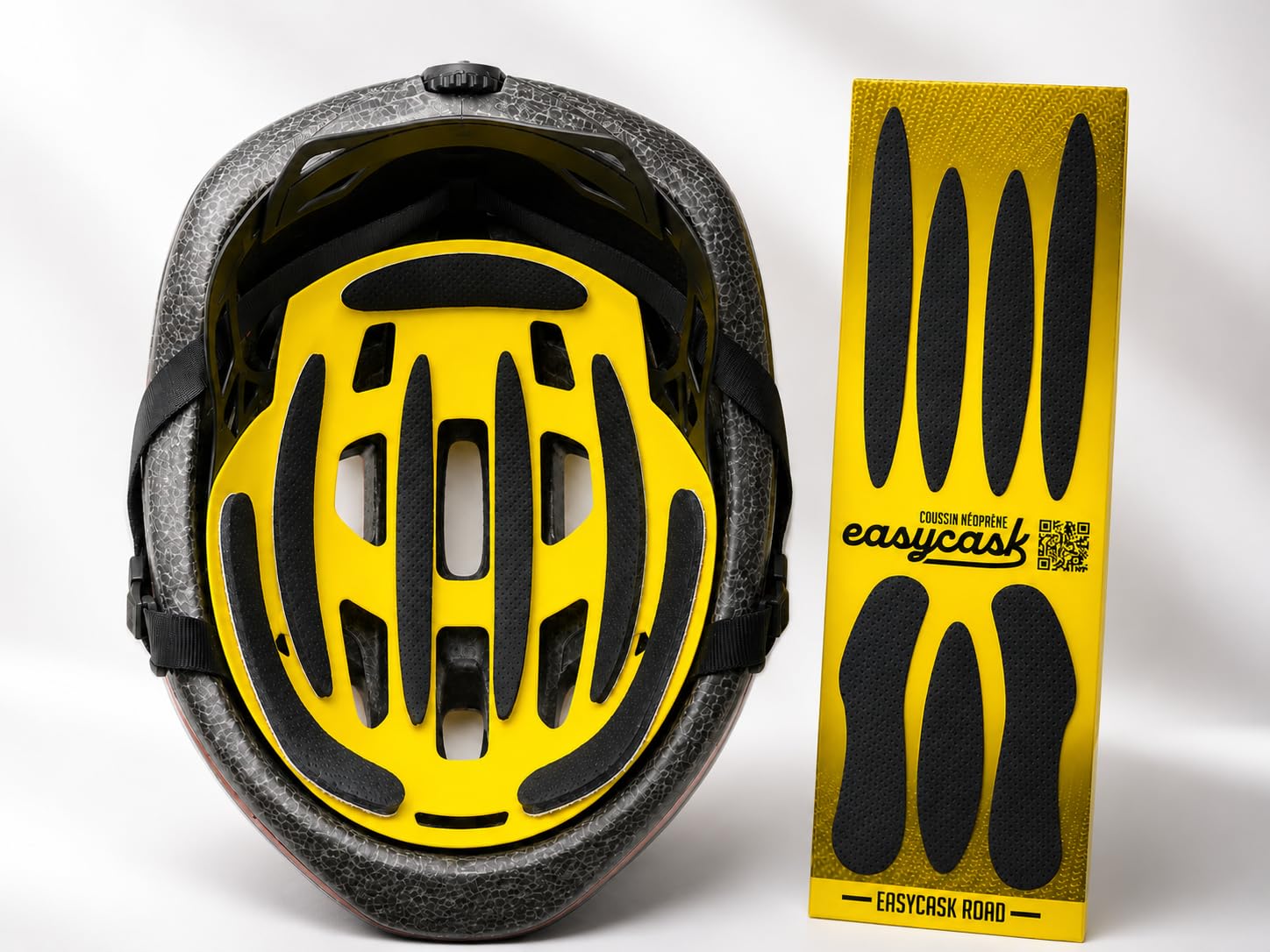 Easycask Universal-Fahrradhelm aus Neopren, hergestellt in Frankreich, schweißfest Sport & Freizeit